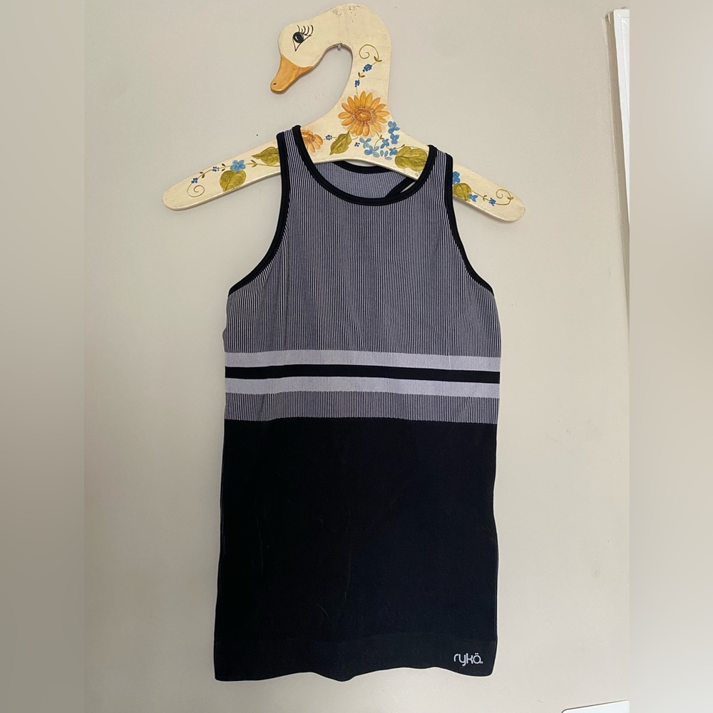 Ryka athletic yoga breathable tank top workout athleisure